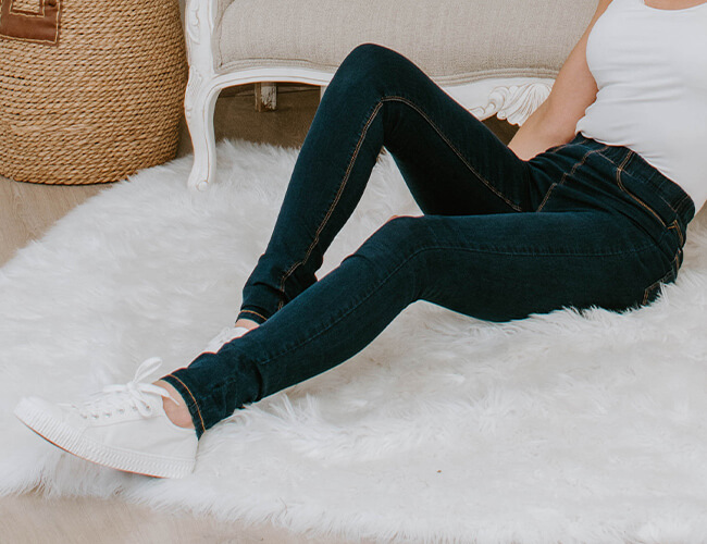 Tall, Faux Denim Legging - In Every Story