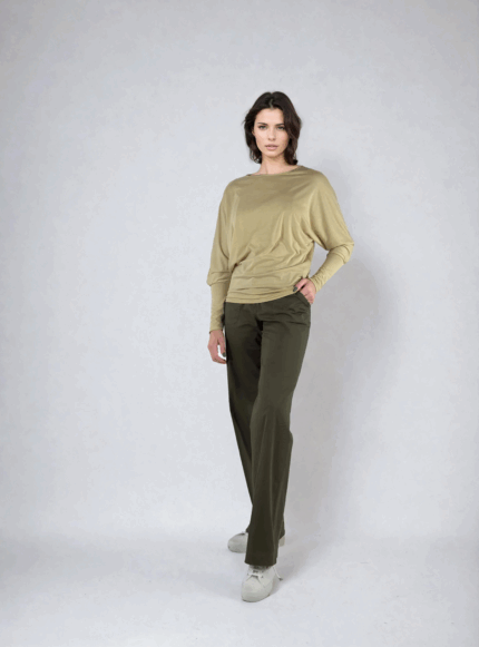 Bat Sleeve Long Sleeve T-Shirt